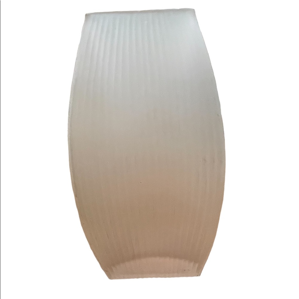 Vintage Penco Ribbed Glass Vase